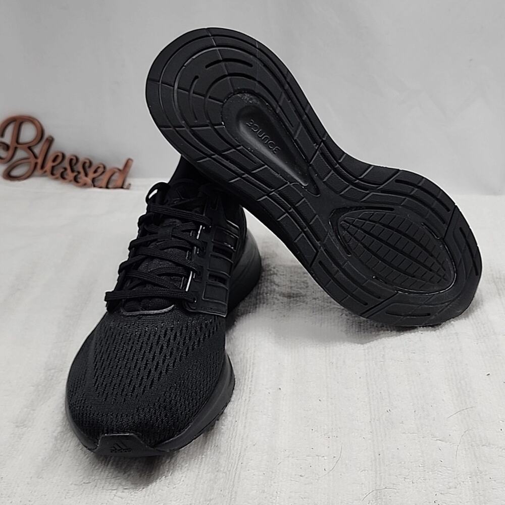 ADIDAS🔥EQ21 RUN RUNNING🏃‍♂️SNEAKERS-🔥CORE BLACK🔥MENS 7       🔥NWOB🔥 - Picture 16 of 16